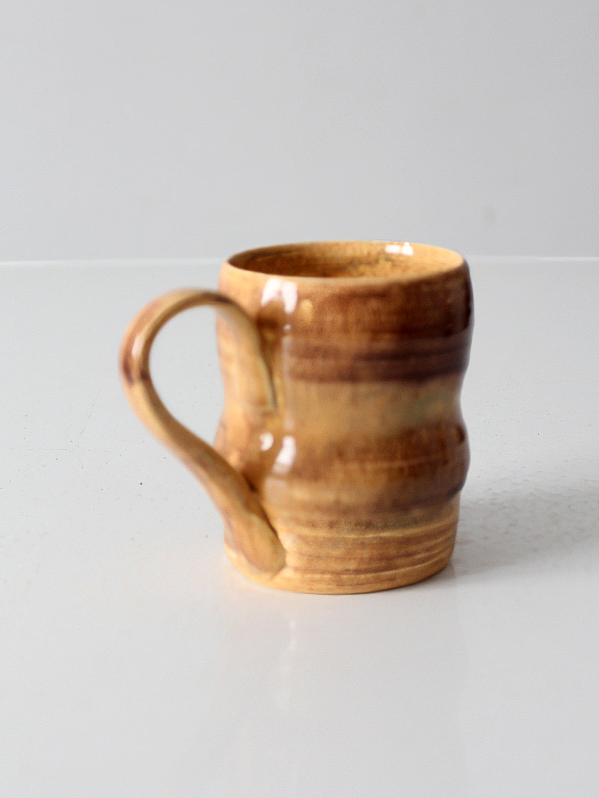 vintage handmade studio pottery mug