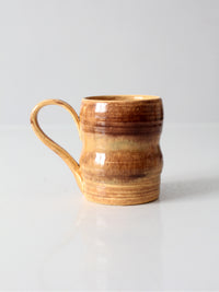 vintage handmade studio pottery mug