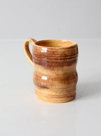 vintage handmade studio pottery mug