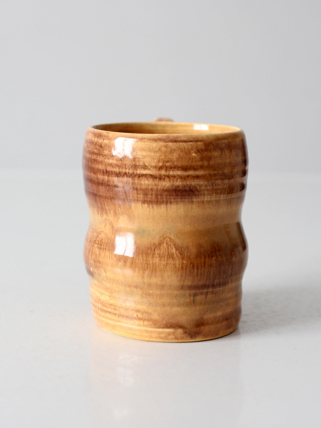 vintage handmade studio pottery mug