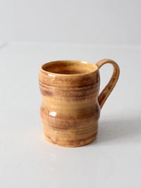 vintage handmade studio pottery mug