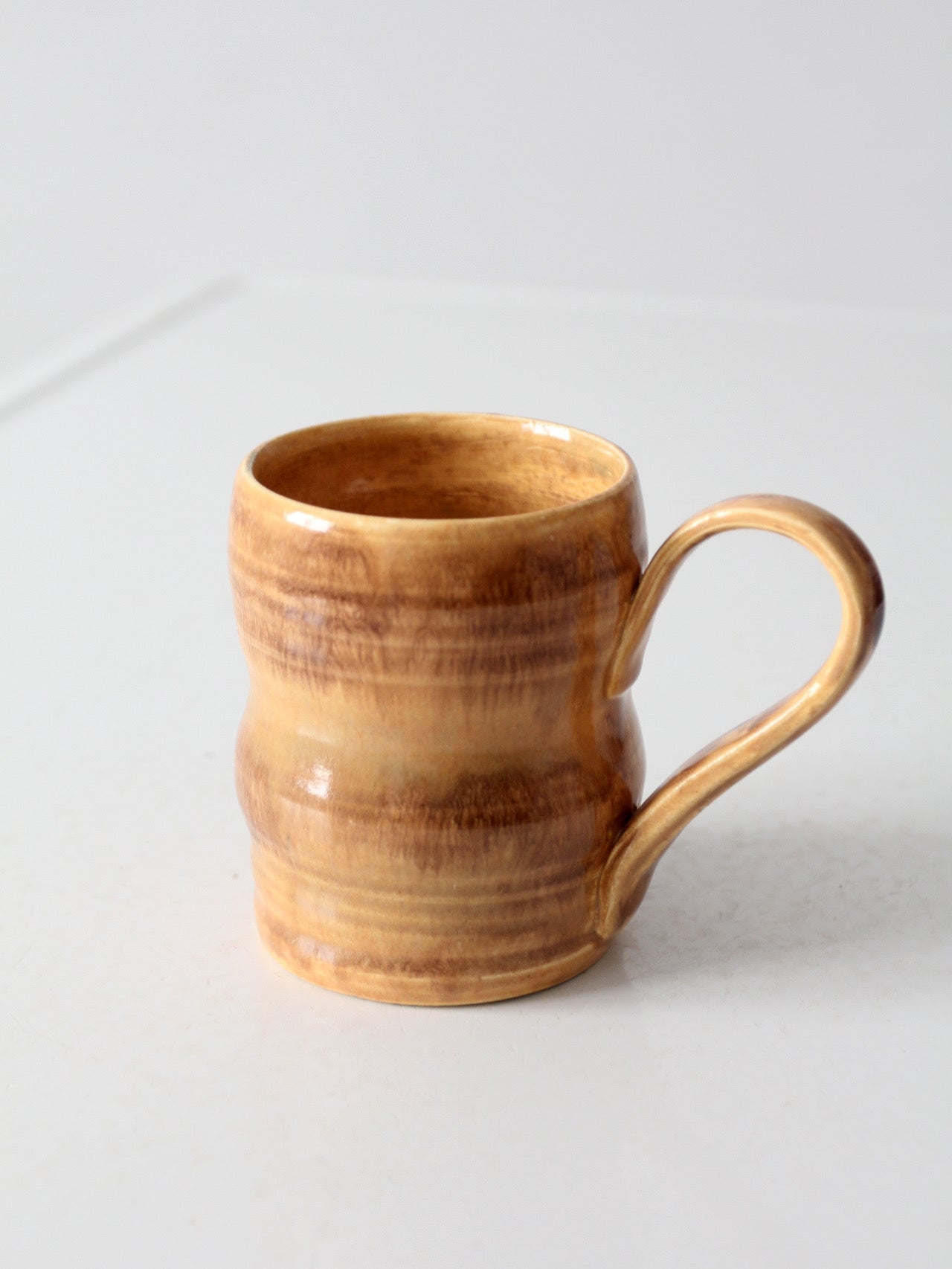 vintage handmade studio pottery mug