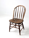 antique spindle back chair