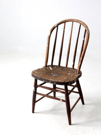 antique spindle back chair