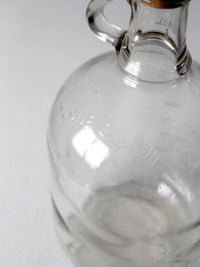 antique 1 gallon glass jug