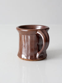 vintage handmade studio pottery mug