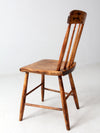 antique plank seat primitive farmhouse chair