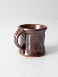 vintage handmade studio pottery mug
