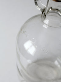 antique 1 gallon glass jug