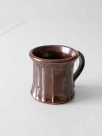 vintage handmade studio pottery mug
