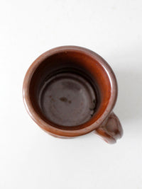 vintage handmade studio pottery mug