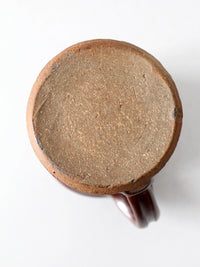 vintage handmade studio pottery mug