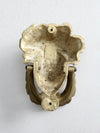 antique cast brass door knocker