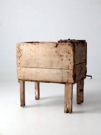 19th century primitive farm bin