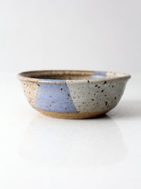 vintage handmade studio pottery bowl