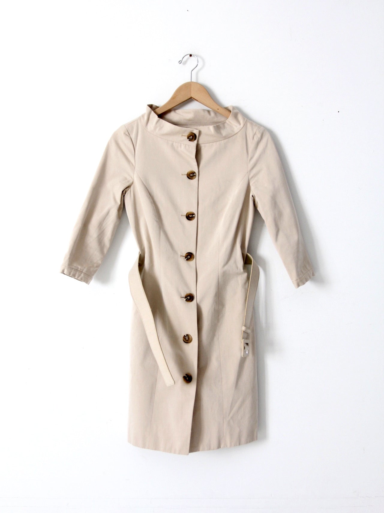 Gryphon New York cotton belted trench coat