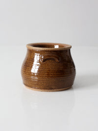 vintage handmade studio pottery chilled server