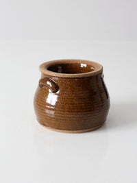 vintage handmade studio pottery chilled server