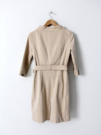 Gryphon New York cotton belted trench coat