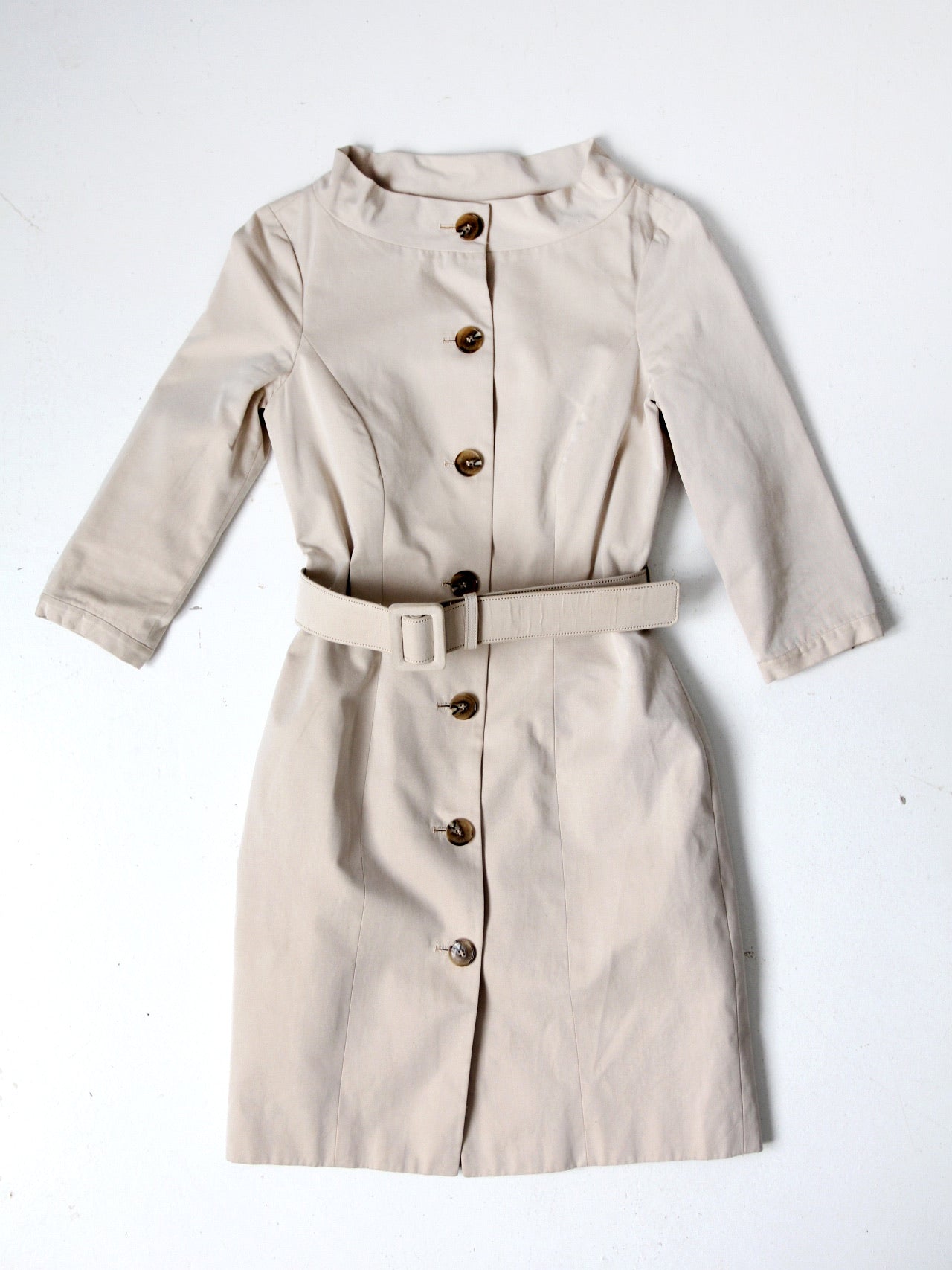 Gryphon New York cotton belted trench coat