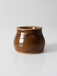 vintage handmade studio pottery chilled server