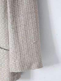 vintage Elaine Kim textured beige metallic blazer