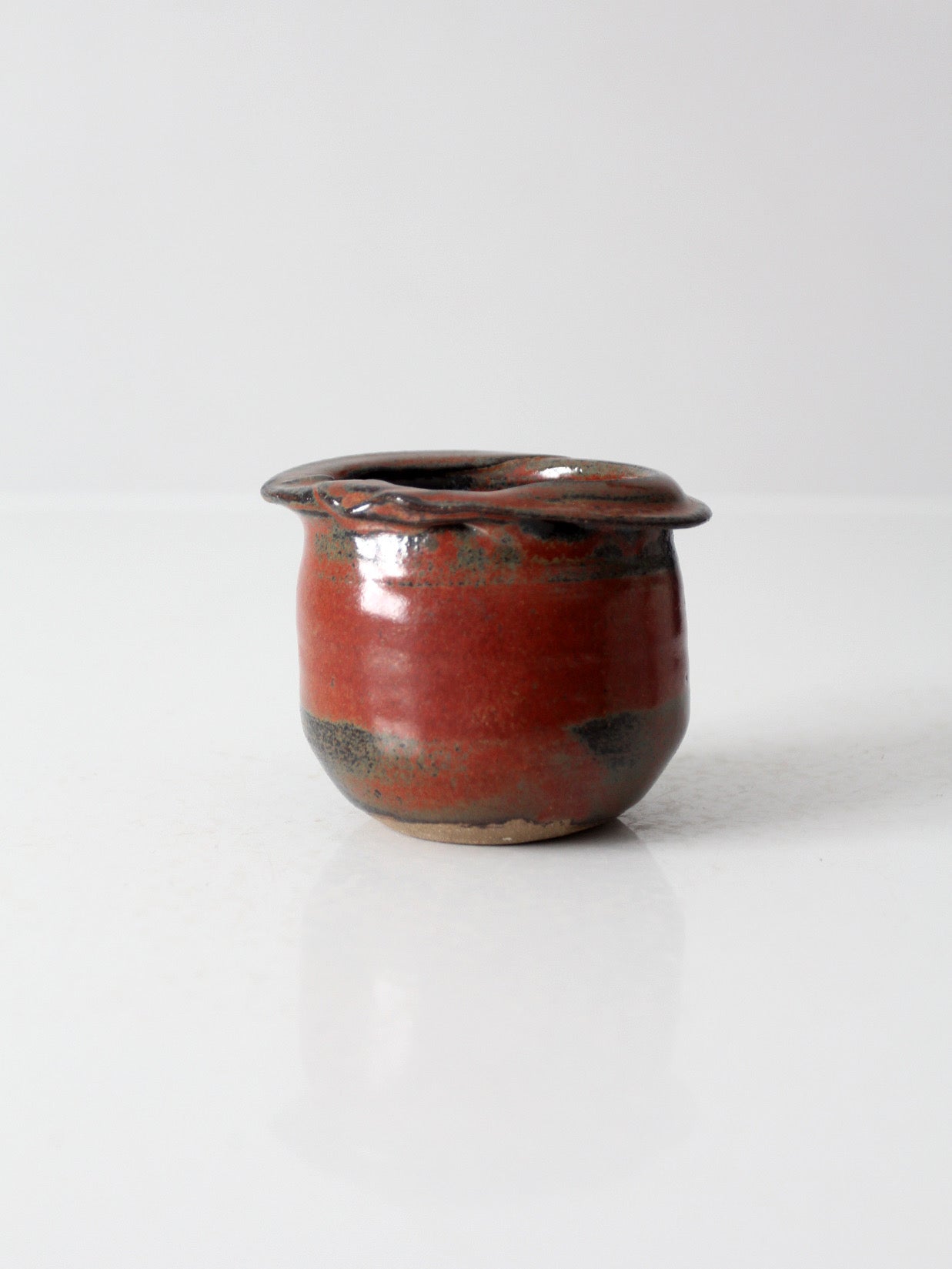 vintage handmade studio pottery vessel