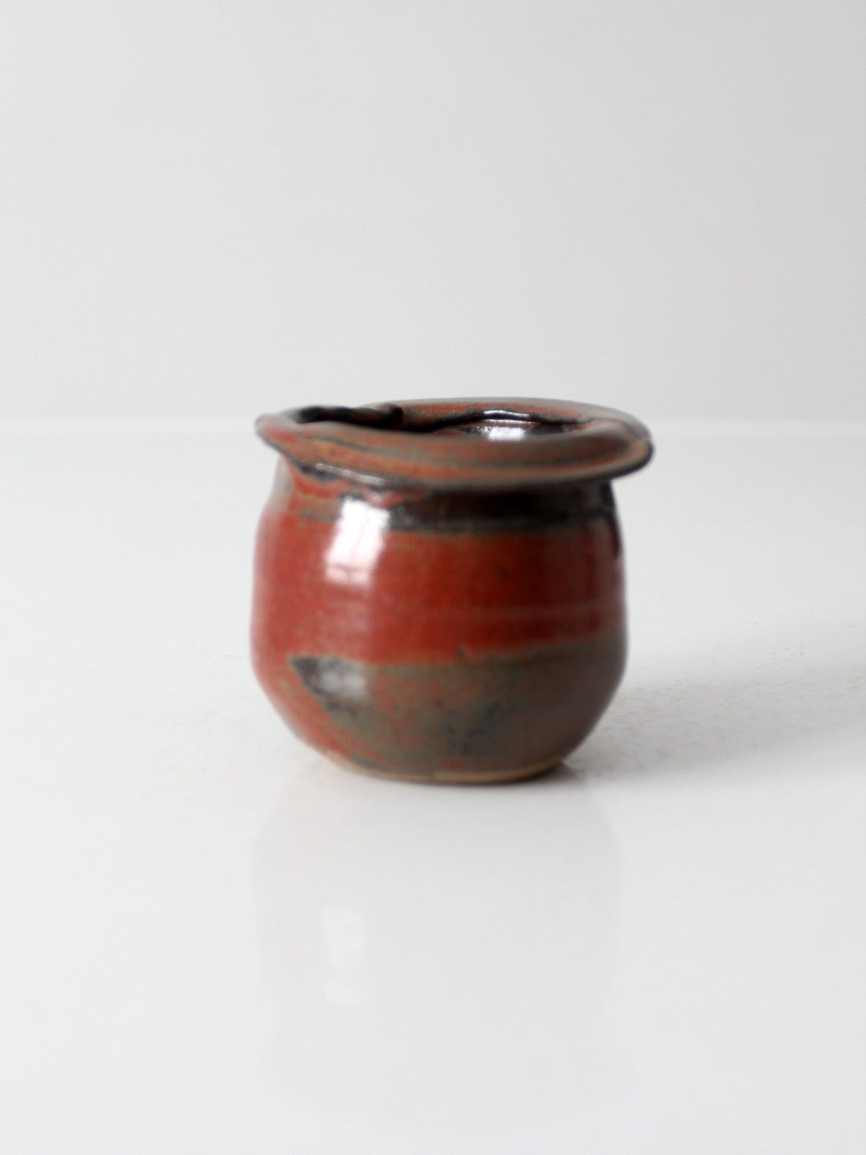 vintage handmade studio pottery vessel