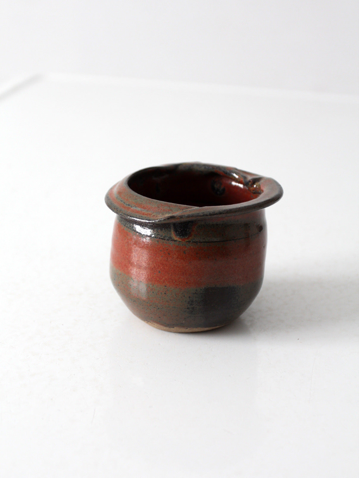 vintage handmade studio pottery vessel