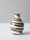 vintage swirl pottery vase
