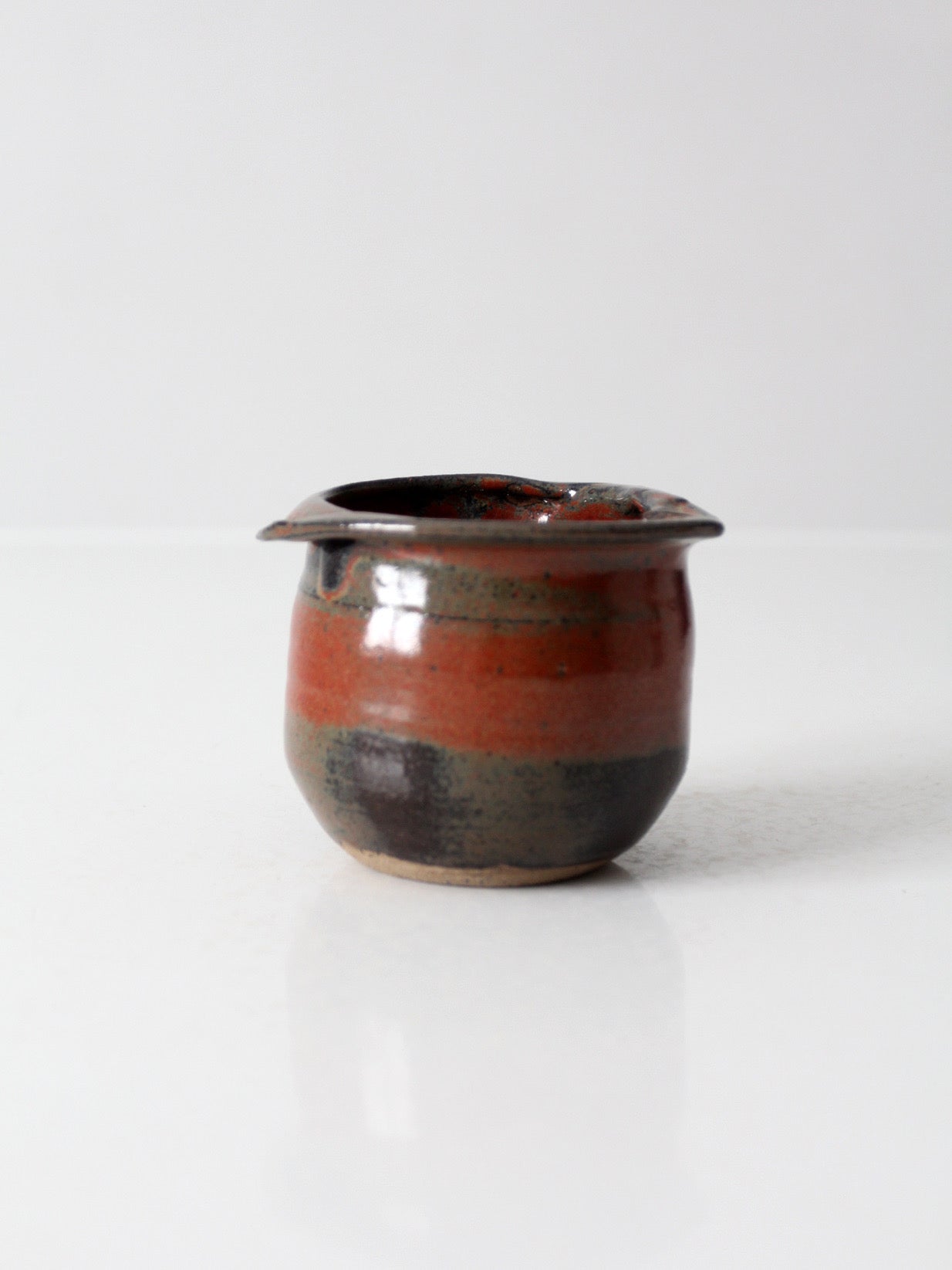 vintage handmade studio pottery vessel
