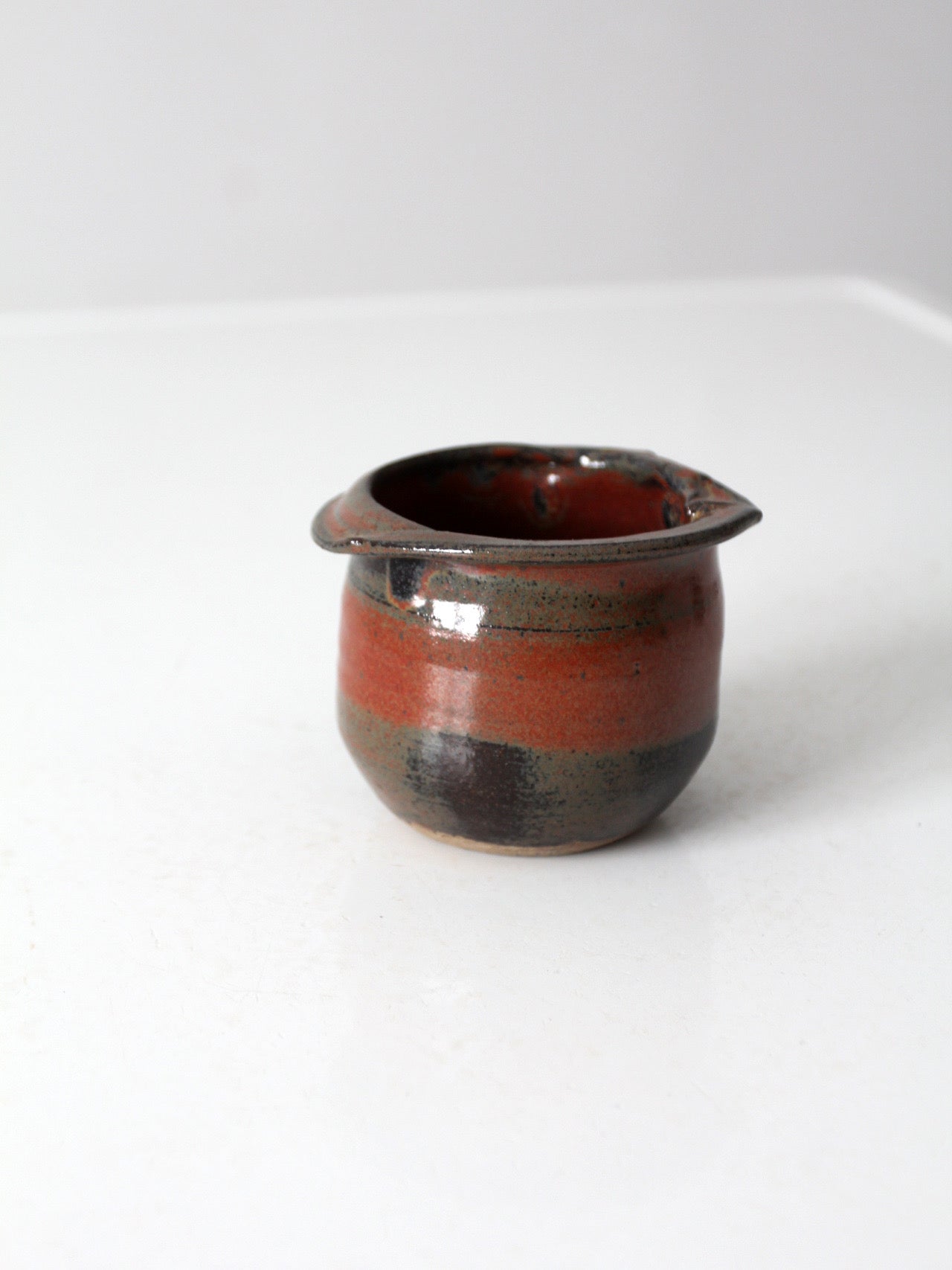 vintage handmade studio pottery vessel