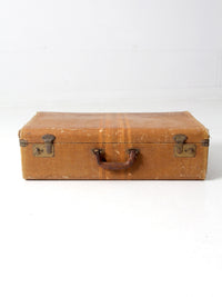 vintage striped suitcase luggage