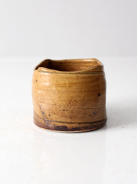 vintage freeform studio pottery mug