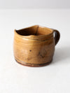 vintage freeform studio pottery mug