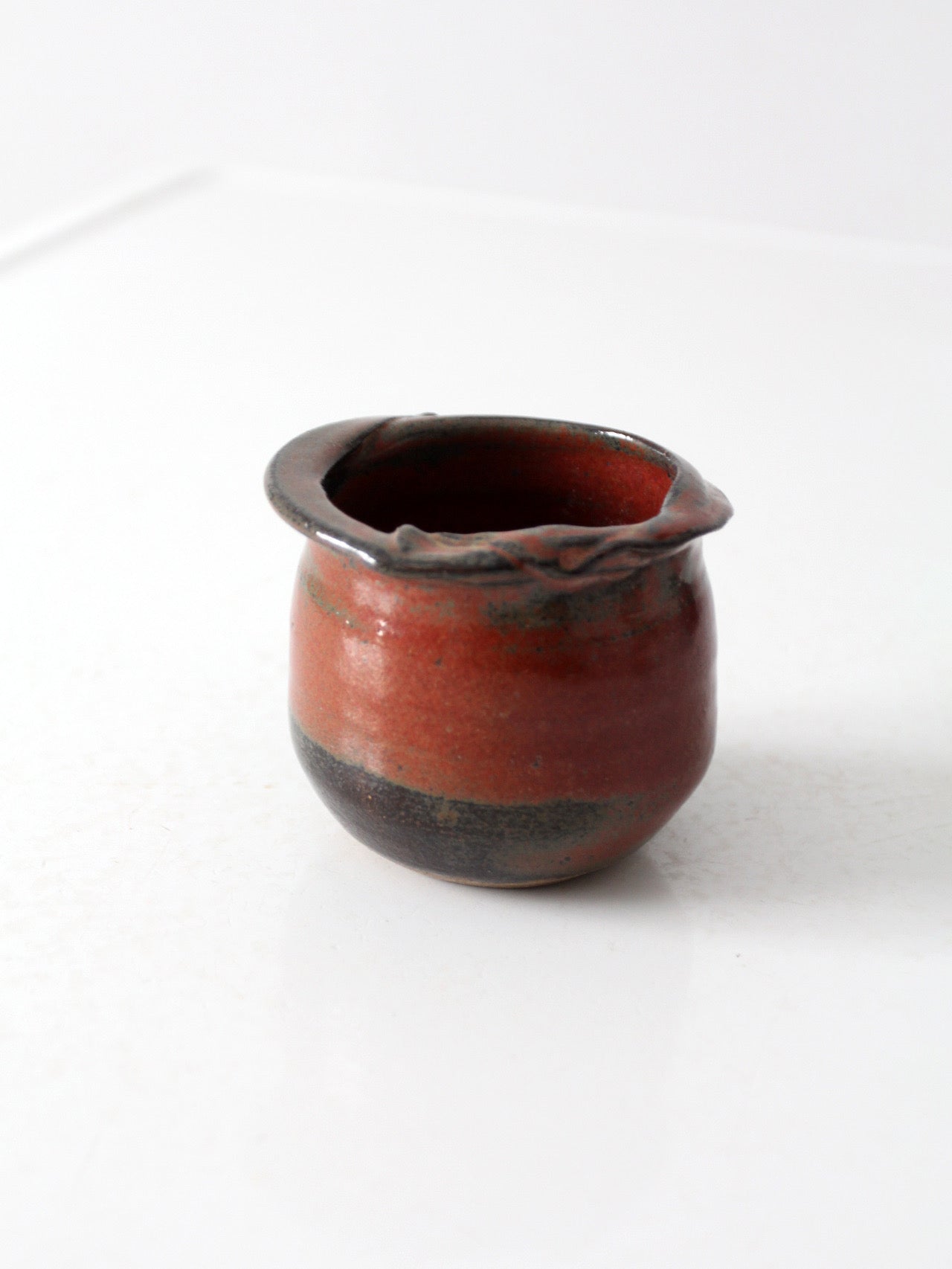 vintage handmade studio pottery vessel