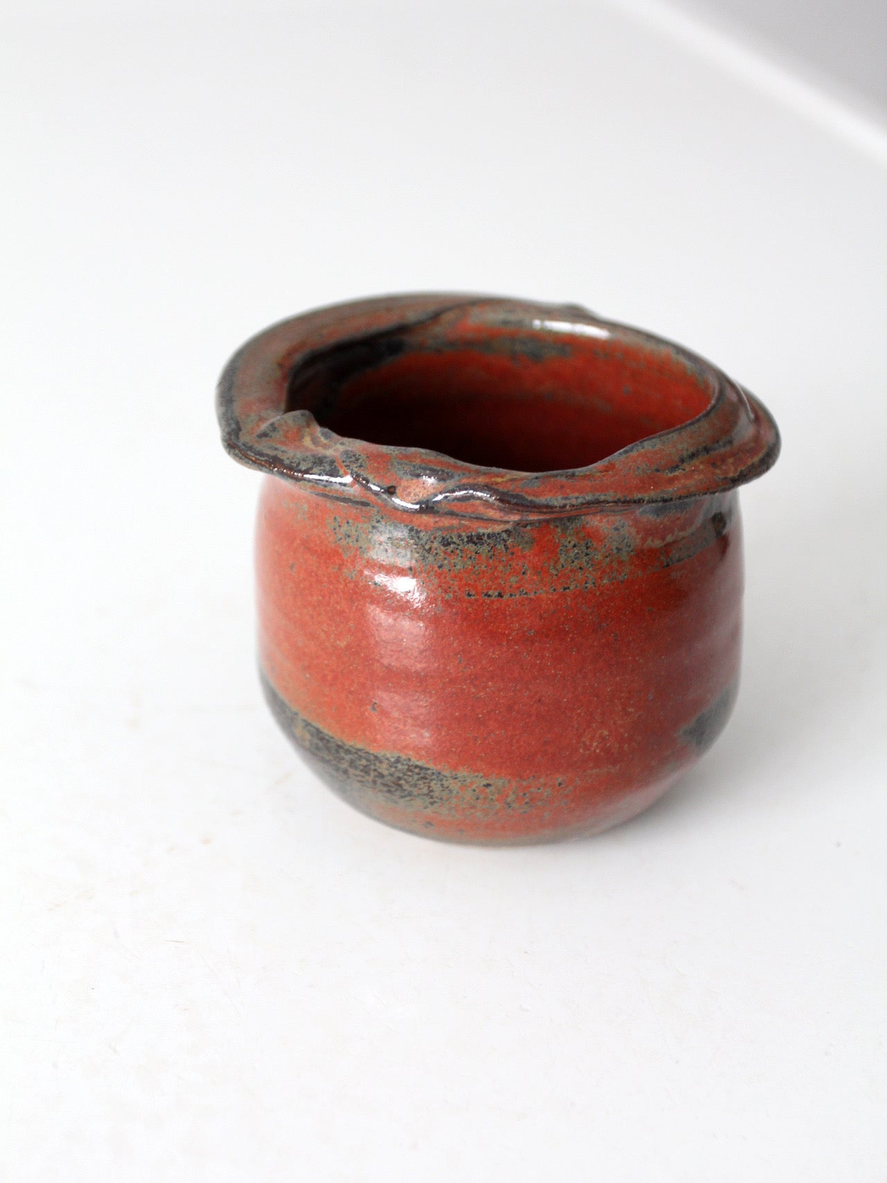 vintage handmade studio pottery vessel