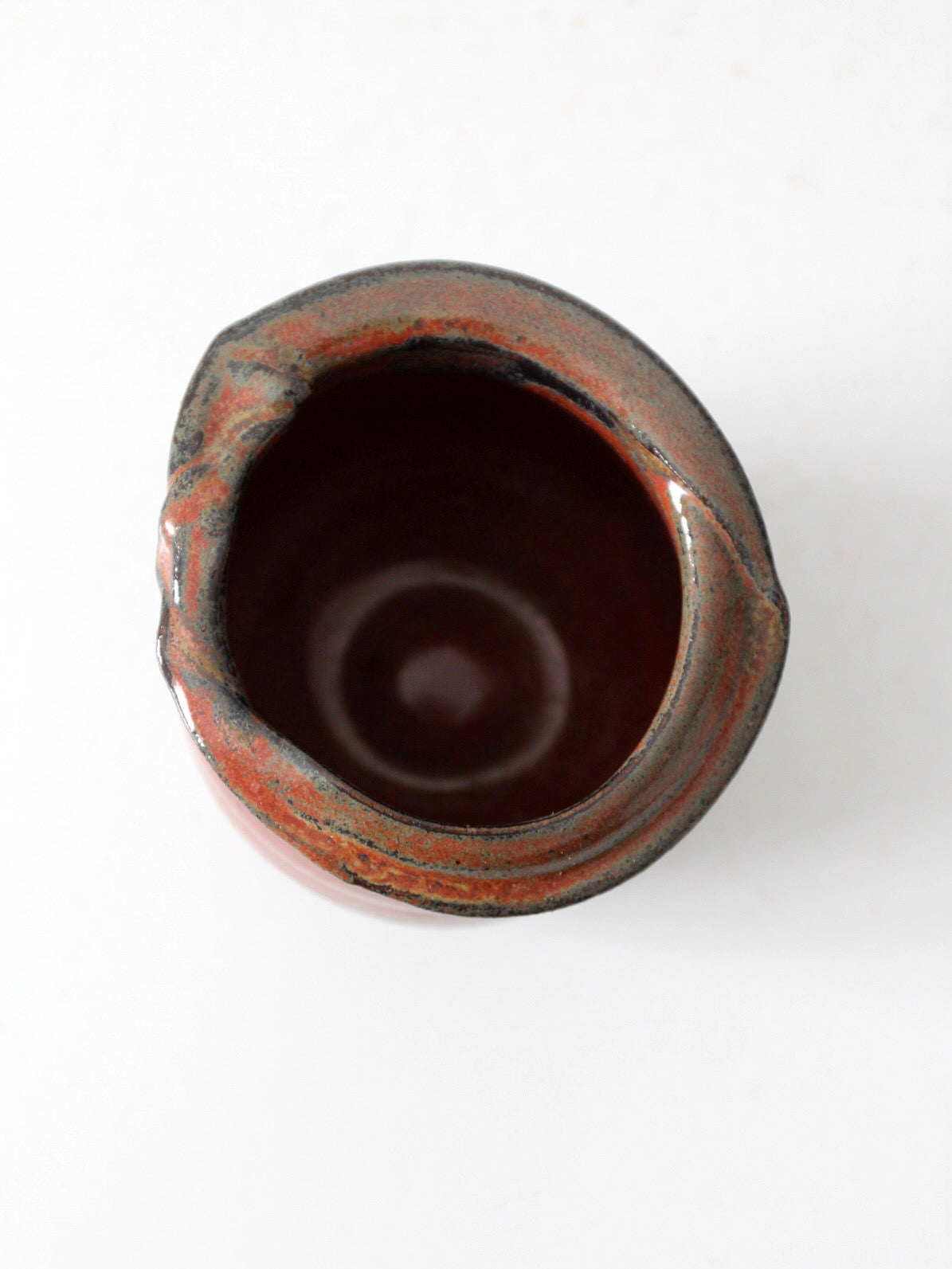 vintage handmade studio pottery vessel