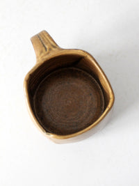 vintage freeform studio pottery mug