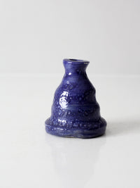 vintage handmade studio pottery vase
