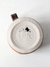 vintage freeform studio pottery mug