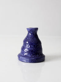 vintage handmade studio pottery vase