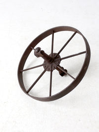 antique iron wheel