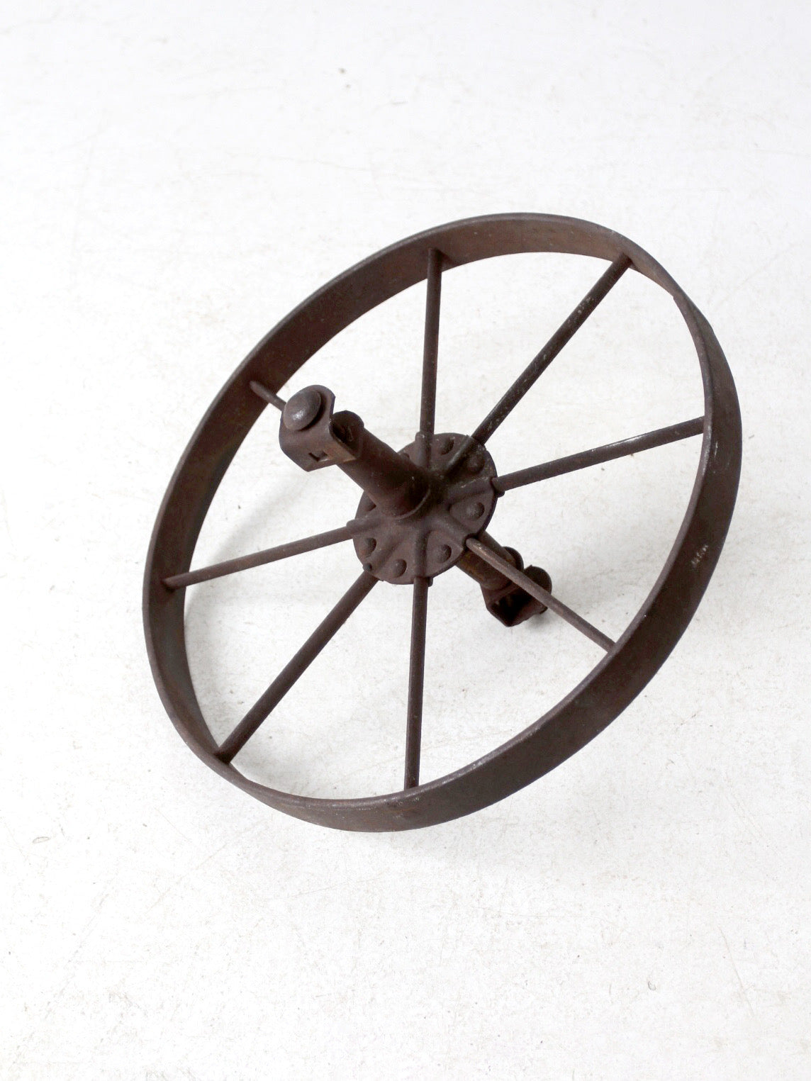 antique iron wheel