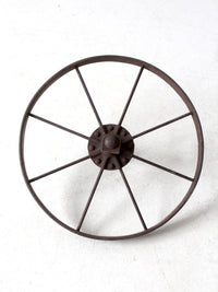antique iron wheel