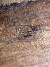 pair of mid-century colonial revival maple benches by Sprague & Carleton