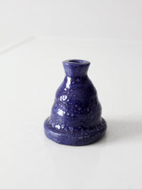 vintage handmade studio pottery vase