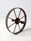 antique iron wheel