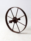 antique iron wheel