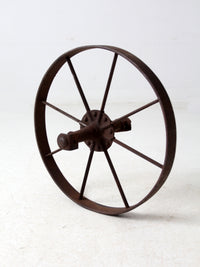 antique iron wheel